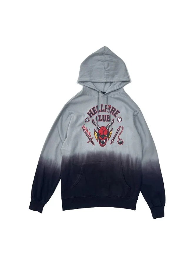 سترانجر ثينكينج هودي Stranger Things x Hellfire Club - متدرج الألوان - Image 1